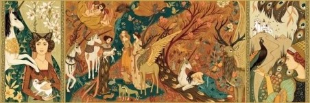Puzzle Gallery Unicorn Garden de Djeco